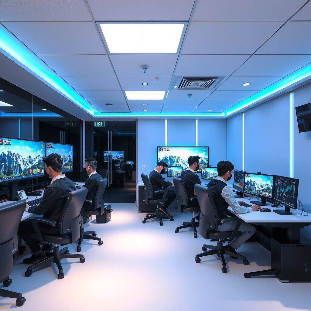 Modern mobile game development workspace